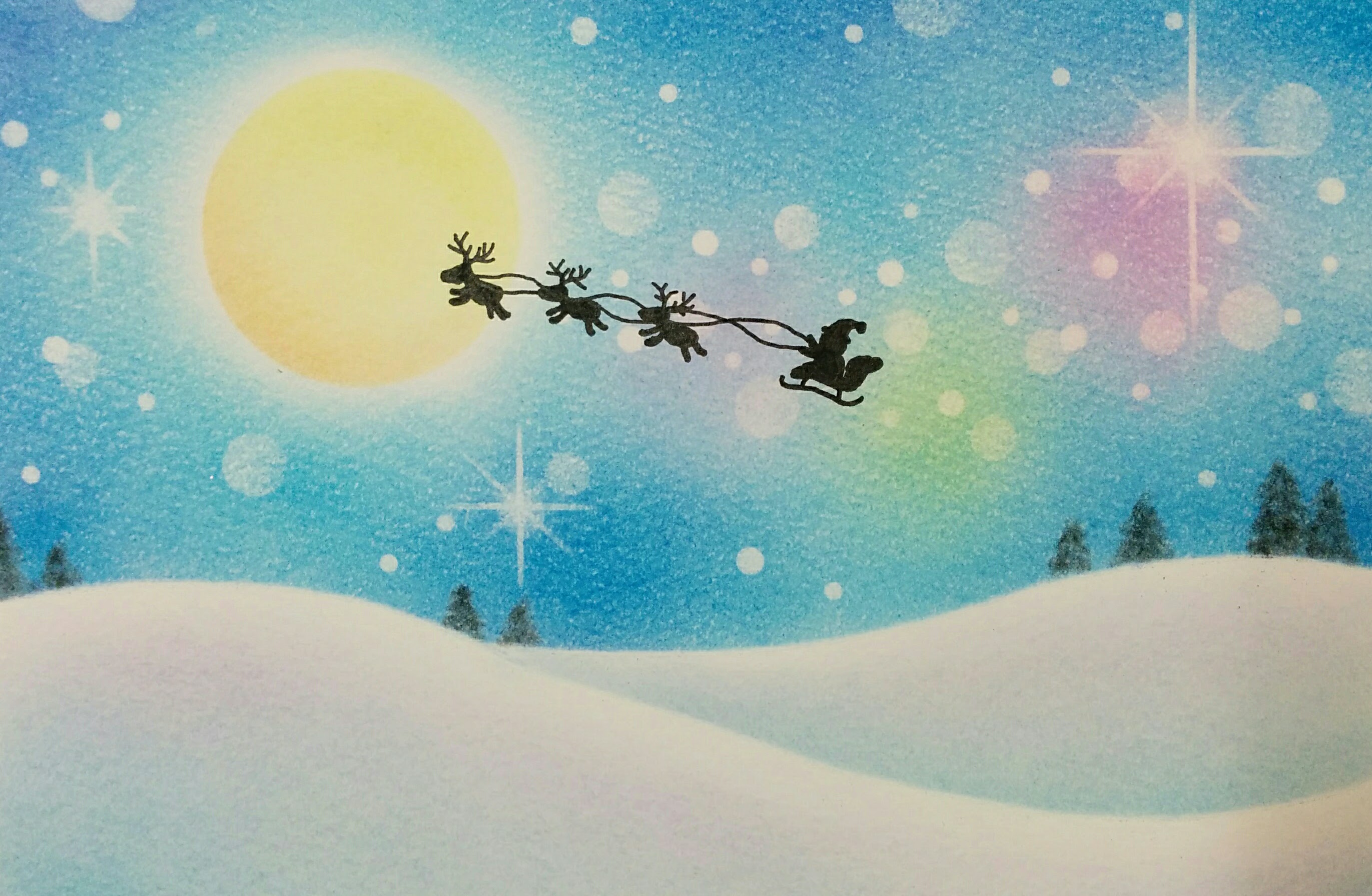 サンタが森にやって来た！