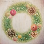 X'mas Wreath(白枝なしver)　★★★★☆(テキスト講座あり)